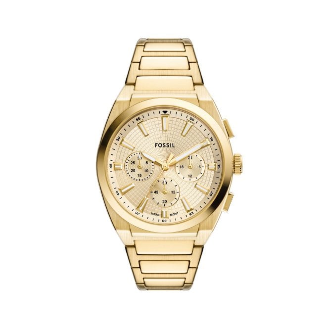 Men's Gold Plated Everett Chronograph Watch