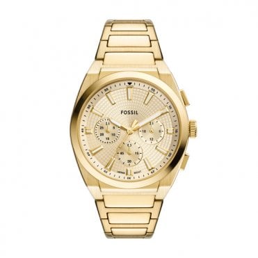 Men's Gold Plated Everett Chronograph Watch