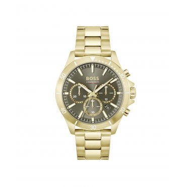 Men's Gold Plated Troper Watch