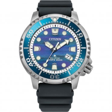 Men's Grey Rubber Promaster Diver Eco-Drive Watch