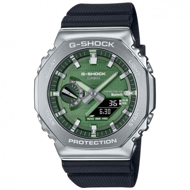 Men's Metal Cover Bluetooth Solar Watch