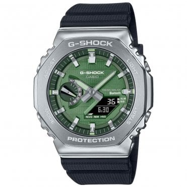 Men's Metal Cover Bluetooth Solar Watch