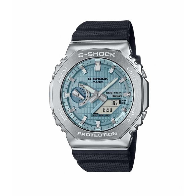 Men's Metal Cover Bluetooth Solar Watch
