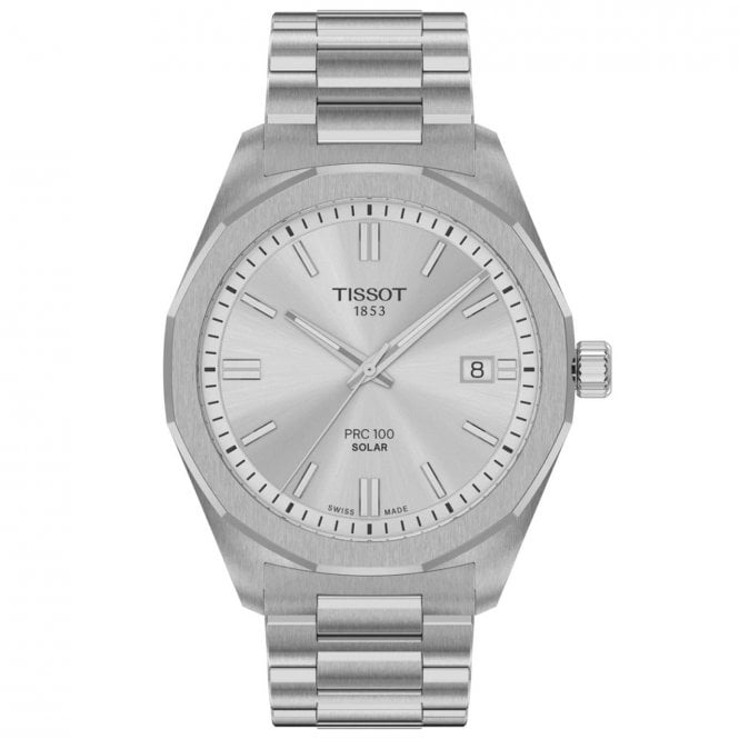 Men's Stainlees Steel PRC 100 Solar 39mm Watch