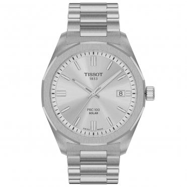 Men's Stainlees Steel PRC 100 Solar 39mm Watch