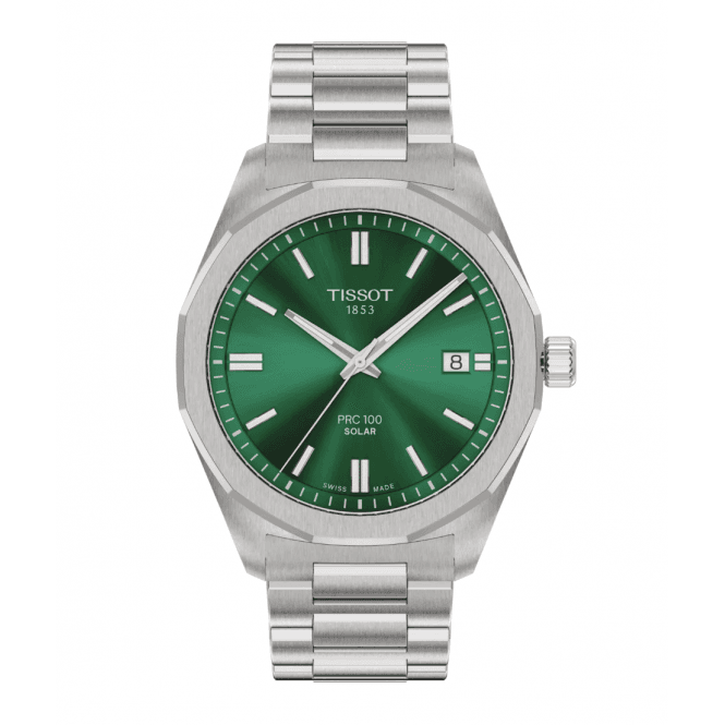 Men's Stainlees Steel PRC 100 Solar 39mm Watch