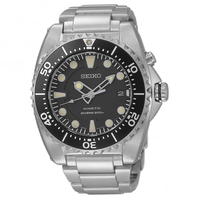 Men's Stainless Kinetic Divers Prospex Watch SKA761P1