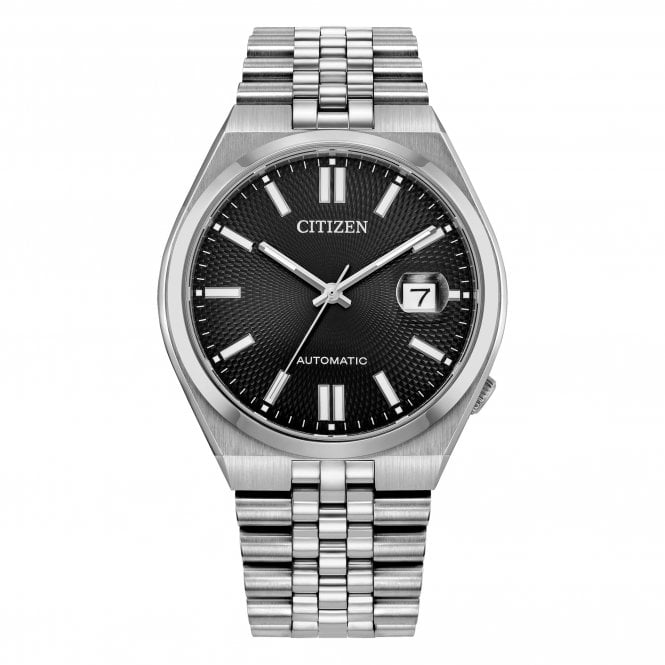 Men's Stainless Steel 40mm 'Tsuyosa 60' Automatic Watch