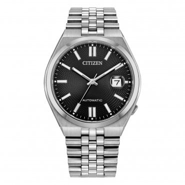 Men's Stainless Steel 40mm 'Tsuyosa 60' Automatic Watch