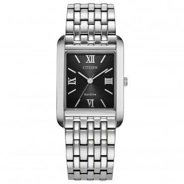 Men's Stainless Steel Addysen Eco-Drive Watch