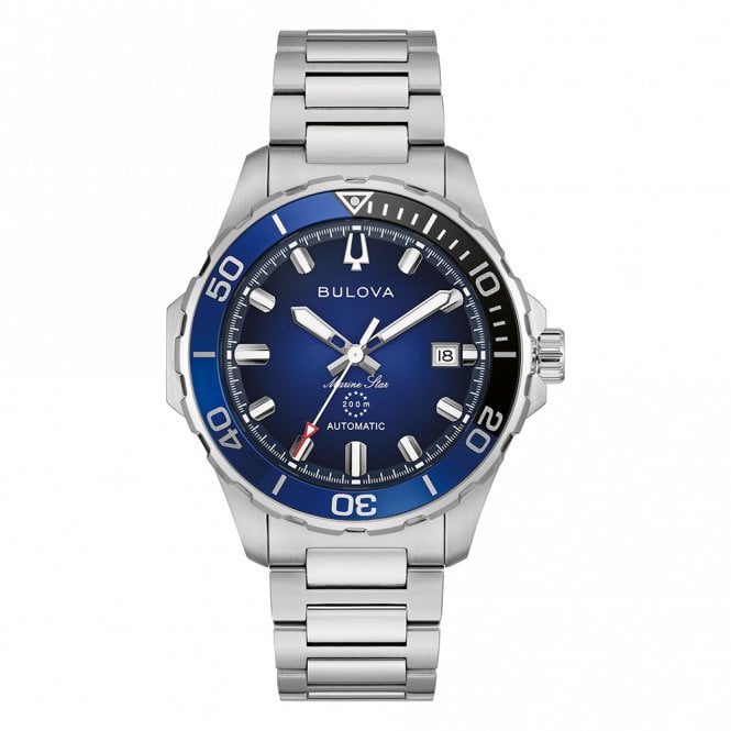 Men's Stainless Steel Automatic Marine Star Watch