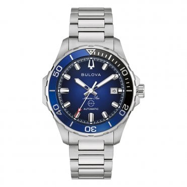 Men's Stainless Steel Automatic Marine Star Watch