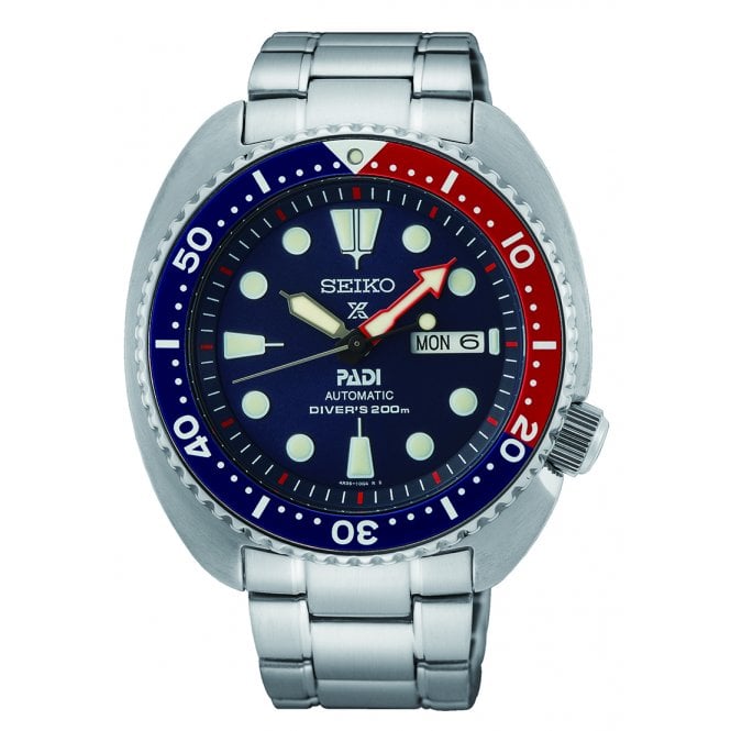 Men's Stainless Steel Automatic PADI Turtle Divers Watch