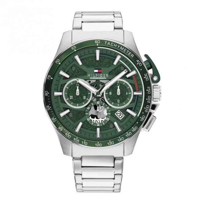 Men's Stainless Steel Bank Watch