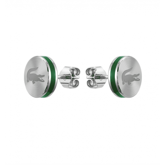 Men's Stainless Steel Baseline Earrings