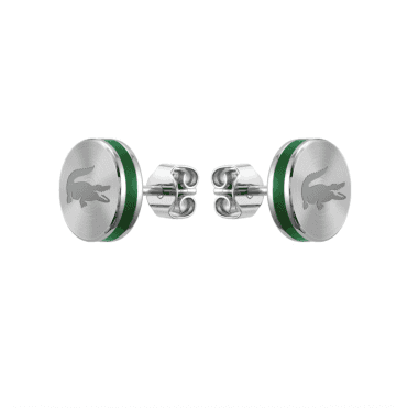 Men's Stainless Steel Baseline Earrings