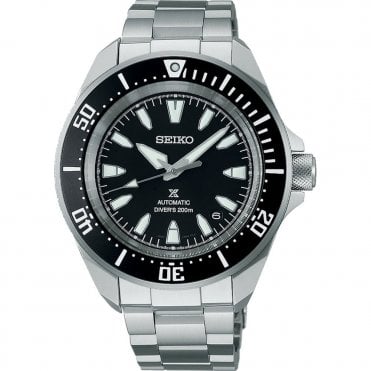 Men's Stainless Steel Black 'Shog-urai' Automatic Watch