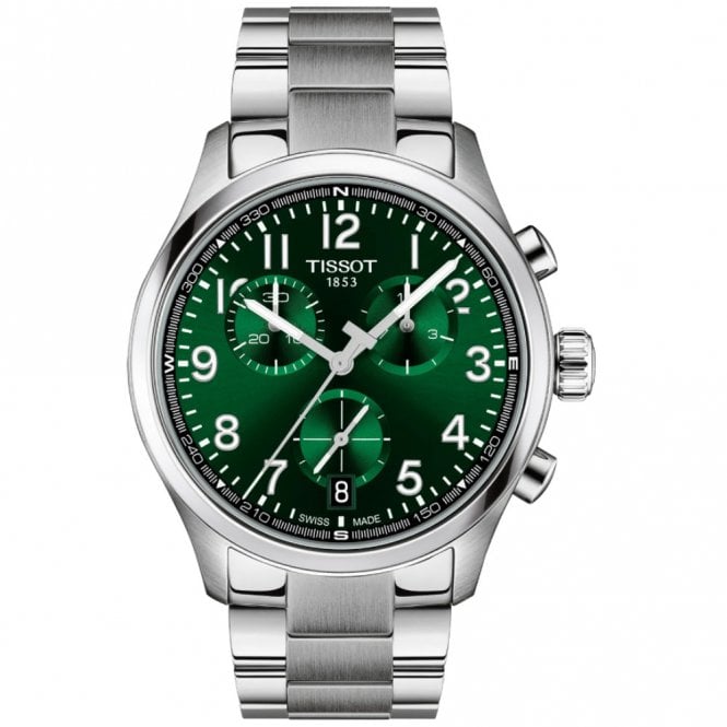 Men's Stainless Steel Chrono L Watch