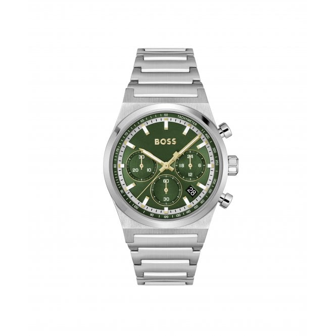 Men's Stainless Steel Chronograph Candor Watch