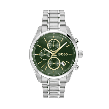 Men's Stainless Steel Chronograph Grand Prix Watch