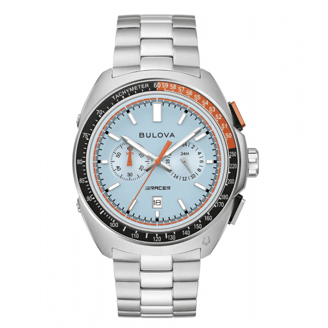 Men's Stainless Steel Chronograph Racer Watch