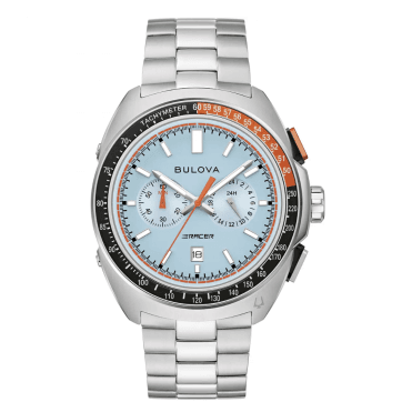 Men's Stainless Steel Chronograph Racer Watch