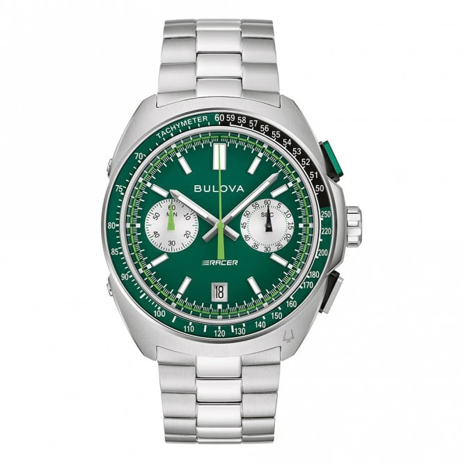 Men's Stainless Steel Chronograph Racer Watch