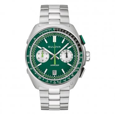 Men's Stainless Steel Chronograph Racer Watch