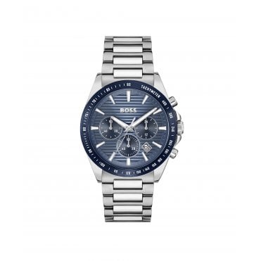 Men's Stainless Steel Chronograph Strike Watch