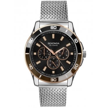 Men's Stainless Steel Chronograph Watch