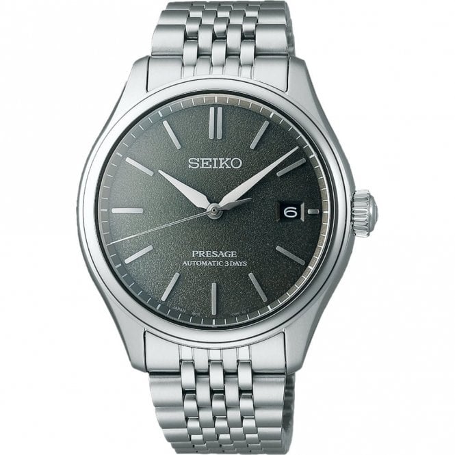 Men's Stainless Steel Classic Series 'Sensaicha' Automatic Watch