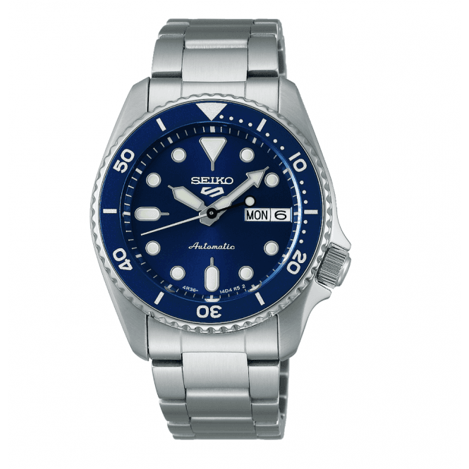 Men's Stainless Steel Colour Collection Street Denim Automatic Watch