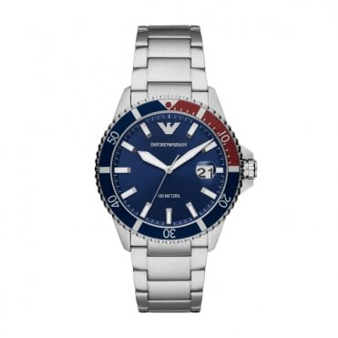 Men's Stainless Steel Diver Watch