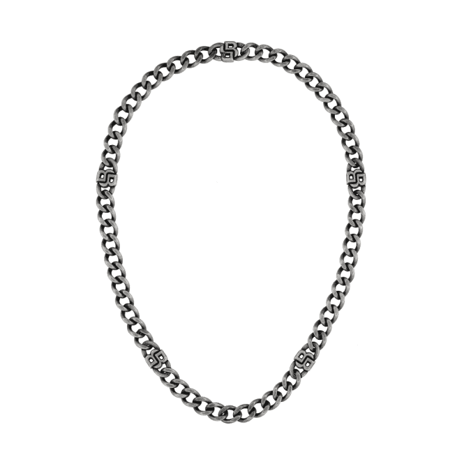 Men's Stainless Steel Double B Necklace