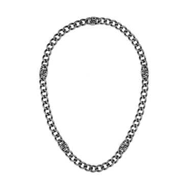 Men's Stainless Steel Double B Necklace
