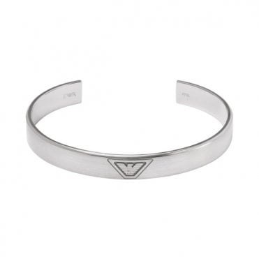 Men's Stainless Steel Eagle Logo Bangle 