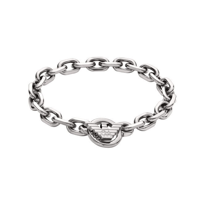 Men's Stainless Steel Eagle Logo Bracelet 