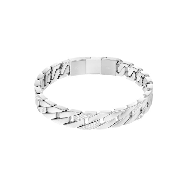 Men's Stainless Steel Eagle Logo Bracelet