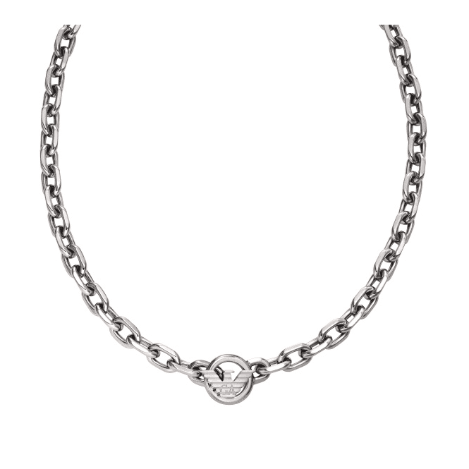 Men's Stainless Steel Eagle Logo 