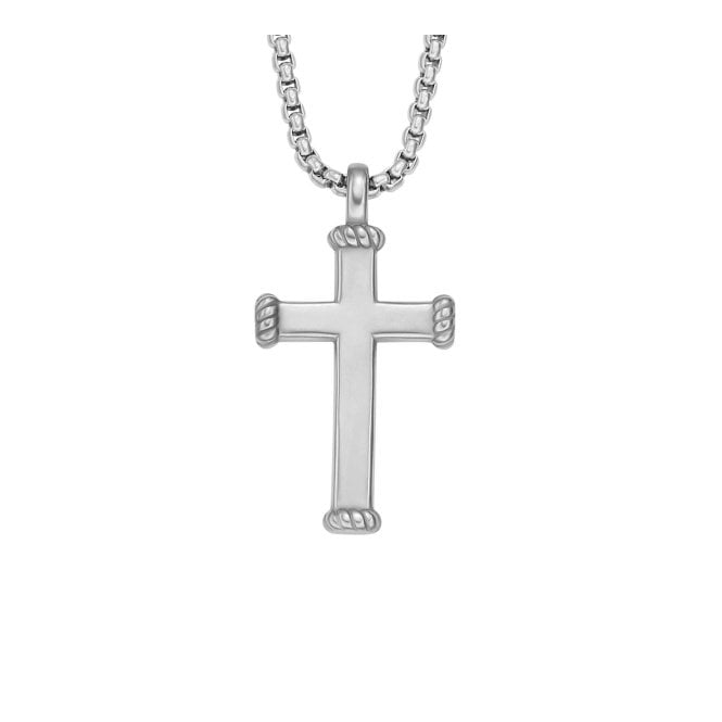 Men's Stainless Steel Ellis Cross & Chain