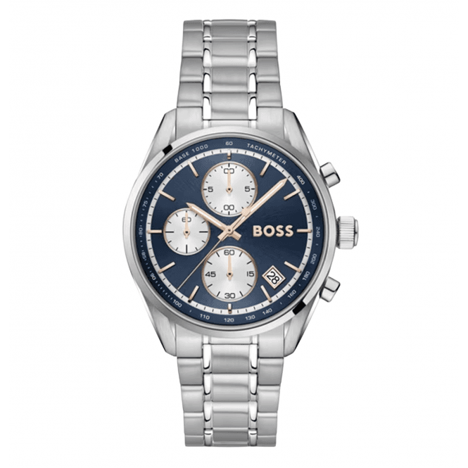 Men's Stainless Steel Grand Prix Touring Watch