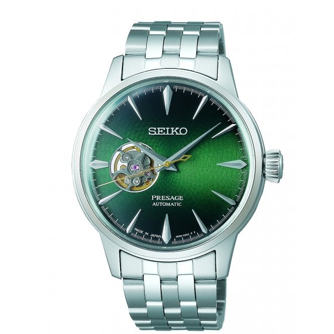Men's Stainless Steel 'Grasshopper' Cocktail Automatic Watch
