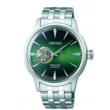 Men's Stainless Steel 'Grasshopper' Cocktail Automatic Watch