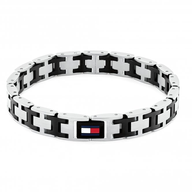 Men's Stainless Steel H-Link Bracelet