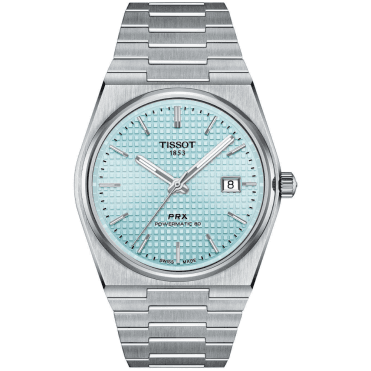 Men's Stainless Steel Ice Blue PRX Powermatic 80 Watch
