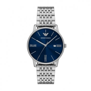 Men's Stainless Steel Minimalist Watch