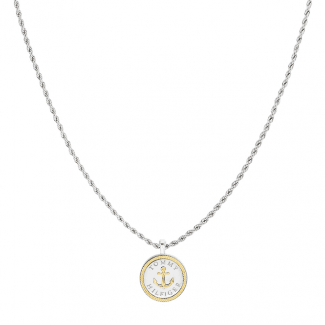 Men's Stainless Steel Nautical Necklace