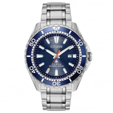 Men's Stainless Steel Promaster Divers Eco-Drive Watch 