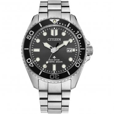 Men's Stainless Steel Promaster Divers Eco-Drive Watch 