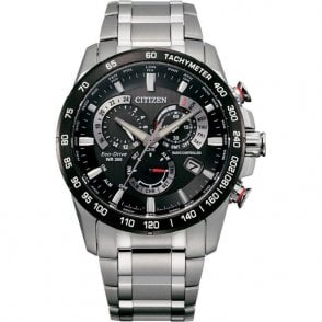 Montre Plongée Citizen Eco-Drive Chronographe Calendrier Perpétuel BJ2128-05E - Neuf Avec Défauts Légers